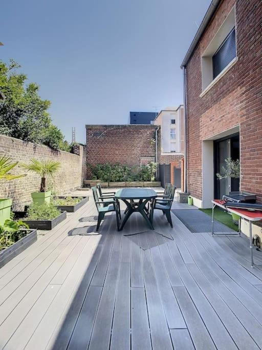 Grande Maison Cosy Terrasse Parking Gare 8 Pers Amiens Exterior photo